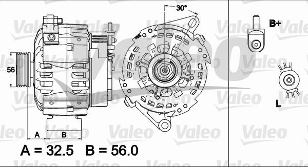 Valeo 437510 - Alternator furqanavto.az