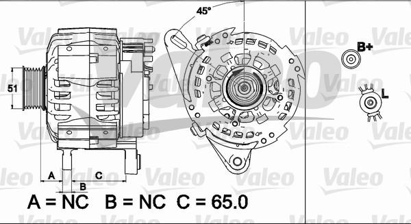 Valeo 437512 - Alternator furqanavto.az