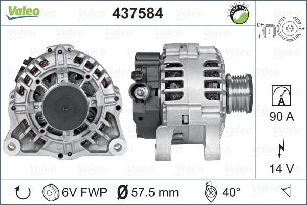 Valeo 437584 - Alternator furqanavto.az