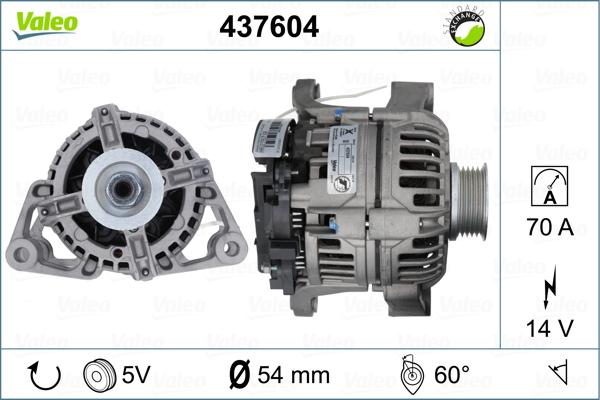 Valeo 437604 - Alternator furqanavto.az