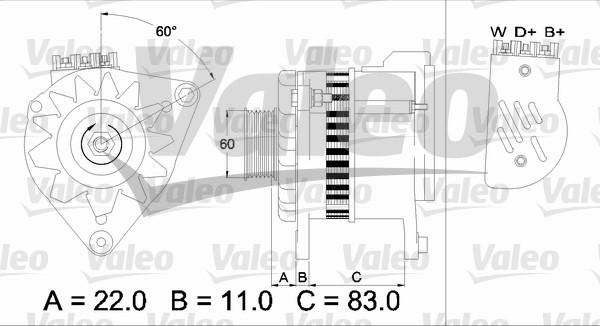 Valeo 437051 - Alternator furqanavto.az