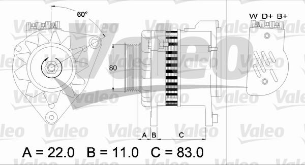 Valeo 437052 - Alternator furqanavto.az