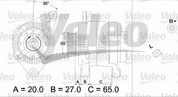 Valeo 437196 - Alternator furqanavto.az