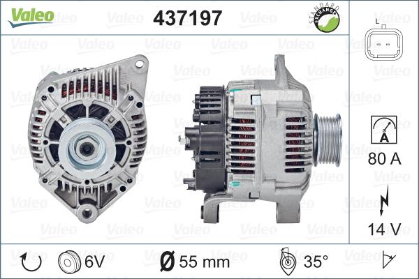 Valeo 437197 - Alternator furqanavto.az