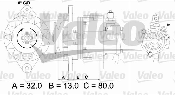 Valeo 437144 - Alternator furqanavto.az