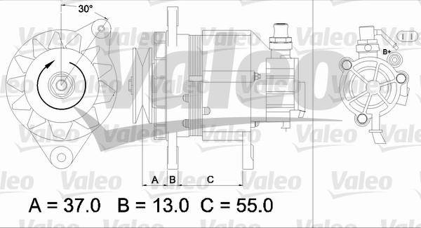 Valeo 437146 - Alternator furqanavto.az