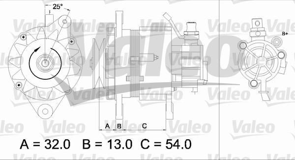 Valeo 437143 - Alternator furqanavto.az