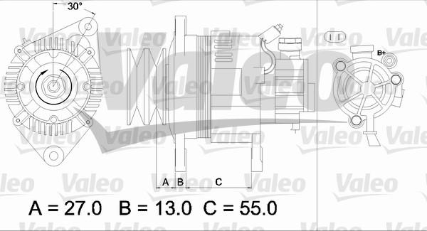 Valeo 437147 - Alternator furqanavto.az