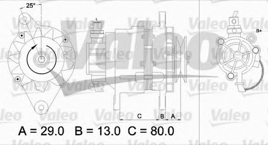 Valeo 437159 - Alternator furqanavto.az