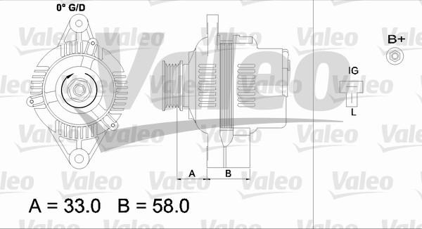 Valeo 437154 - Alternator furqanavto.az