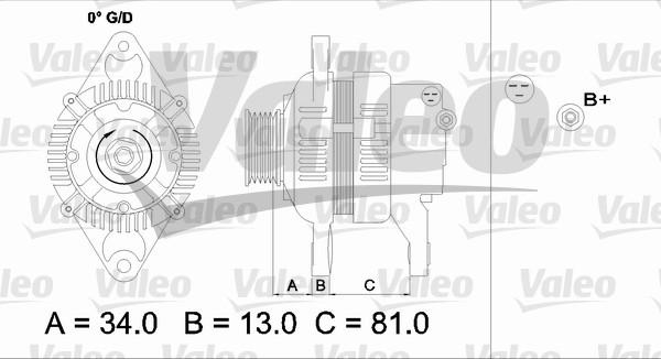 Valeo 437158 - Alternator furqanavto.az