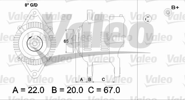 Valeo 437163 - Alternator furqanavto.az