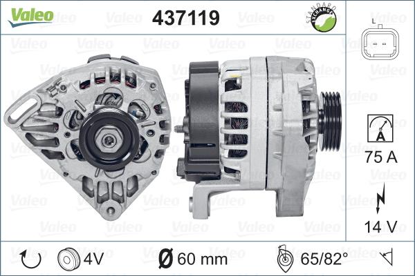 Valeo 437119 - Alternator furqanavto.az