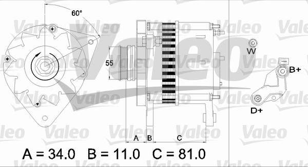 Valeo 437111 - Alternator furqanavto.az