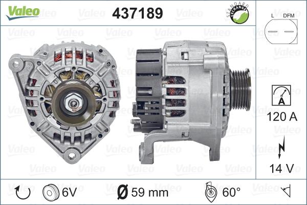 Valeo 437189 - Alternator furqanavto.az