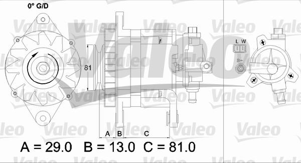 Valeo 437180 - Alternator furqanavto.az