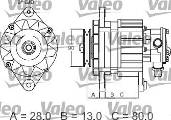 Valeo 437122 - Alternator furqanavto.az