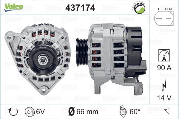 Valeo 437174 - Alternator furqanavto.az