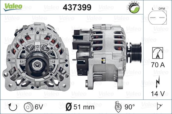 Valeo 437399 - Alternator furqanavto.az