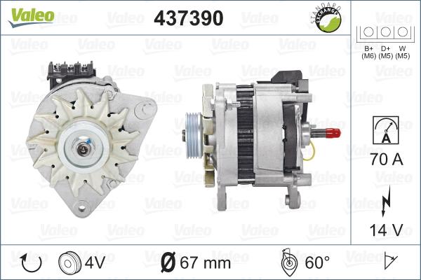 Valeo 437390 - Alternator furqanavto.az