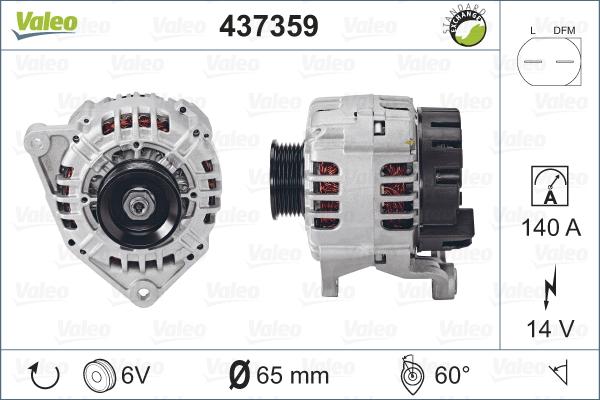 Valeo 437359 - Alternator furqanavto.az