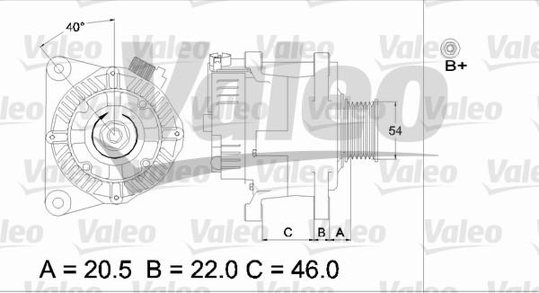 Valeo 437357 - Alternator furqanavto.az