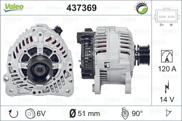 Valeo 437369 - Alternator furqanavto.az