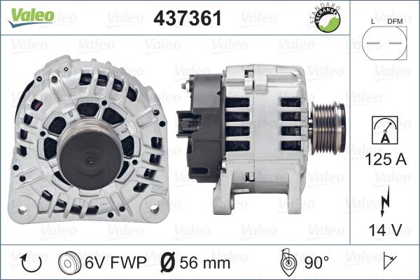 Valeo 437361 - Alternator furqanavto.az