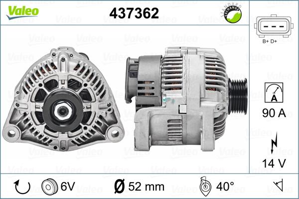 Valeo 437362 - Alternator furqanavto.az