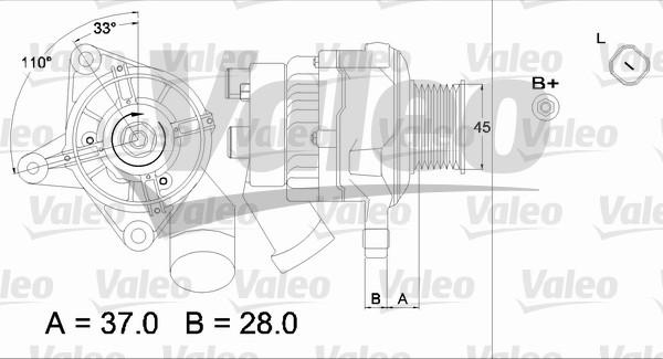 Valeo 437319 - Alternator furqanavto.az