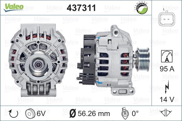 Valeo 437311 - Alternator furqanavto.az