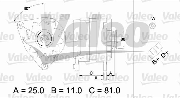 Valeo 437381 - Alternator furqanavto.az