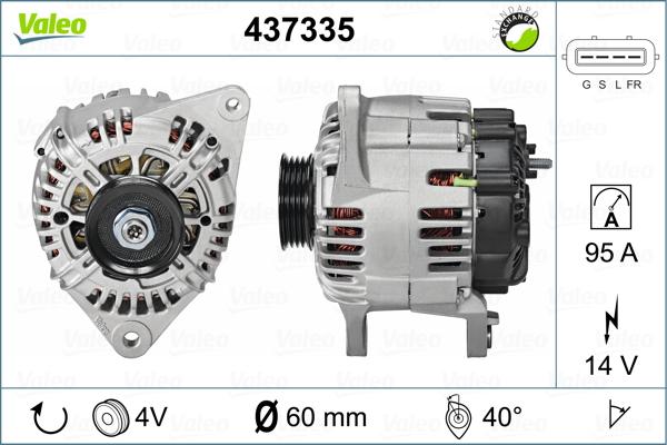 Valeo 437335 - Alternator furqanavto.az