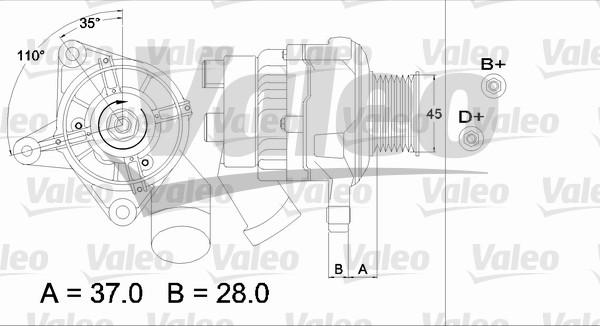 Valeo 437331 - Alternator furqanavto.az