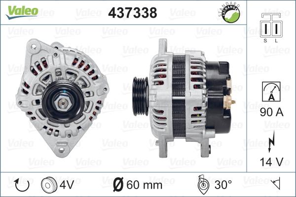 Valeo 437338 - Alternator furqanavto.az