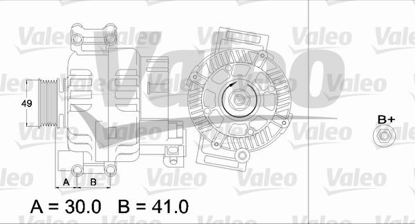 Valeo 437374 - Alternator furqanavto.az