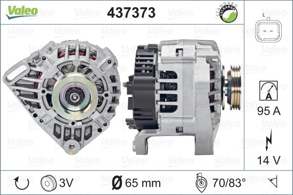 Valeo 437373 - Alternator furqanavto.az