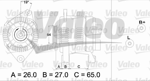 Valeo 437206 - Alternator furqanavto.az