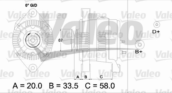 Valeo 437207 - Alternator furqanavto.az