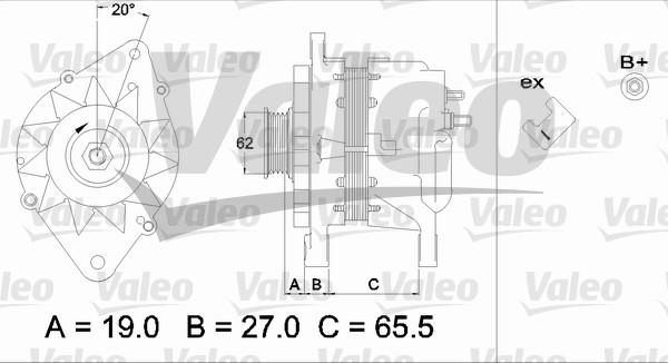 Valeo 437220 - Alternator furqanavto.az