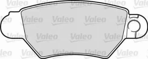 Valeo 598455 - Əyləc altlığı dəsti, əyləc diski furqanavto.az