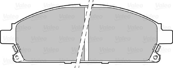 Valeo 598452 - Əyləc altlığı dəsti, əyləc diski furqanavto.az