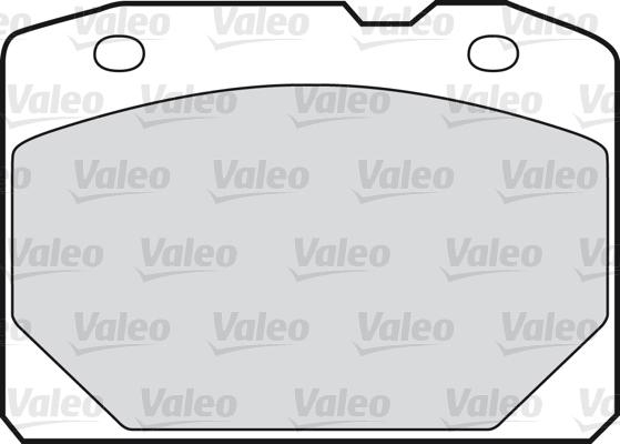 Valeo 598405 - Əyləc altlığı dəsti, əyləc diski furqanavto.az