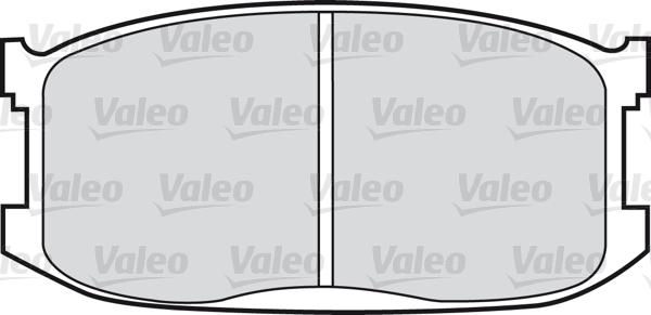 Valeo 598612 - Əyləc altlığı dəsti, əyləc diski furqanavto.az