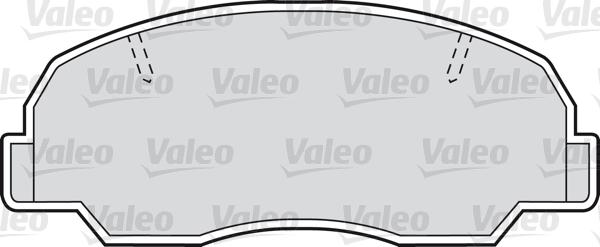 Valeo 598685 - Əyləc altlığı dəsti, əyləc diski furqanavto.az