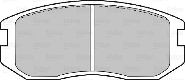 Valeo 670626 - Əyləc altlığı dəsti, əyləc diski furqanavto.az