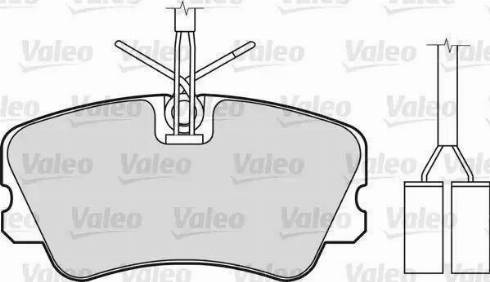 Valeo 540494 - Əyləc altlığı dəsti, əyləc diski furqanavto.az