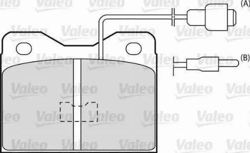 Valeo 598143 - Əyləc altlığı dəsti, əyləc diski furqanavto.az