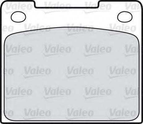 Valeo 598164 - Əyləc altlığı dəsti, əyləc diski www.furqanavto.az