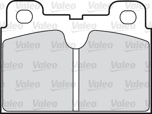 Valeo 598163 - Əyləc altlığı dəsti, əyləc diski furqanavto.az